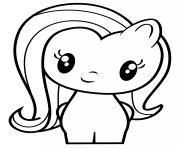 Coloriage Pony Fluttershy