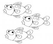 Coloriage Poissons Gnathostomates avec machoires