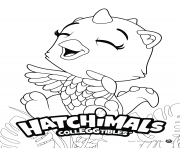 Coloriage Hatchimals Draggle