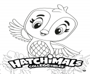 Coloriage Hatchimals Penguala