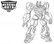 Coloriage Transformers Rescue Bots Heatwave