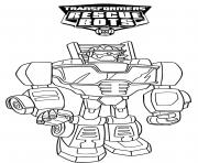 Coloriage Transformers Rescue Bots Lineart