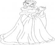 Coloriage Belle snowball