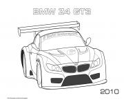 Coloriage Bmw Z4 Gt3 2010