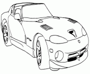 Coloriage dodge viper