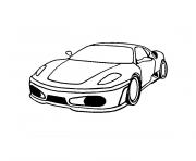 Coloriage ferrari f430