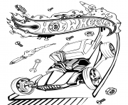 Coloriage hot wheelss