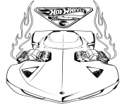 Coloriage hot wheels acceleracers