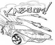 Coloriage hot wheels kaboom