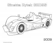 Coloriage Sport F1 Ginetta Zytek Gz09s 2009