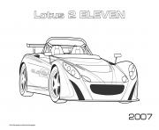 Coloriage Lotus 2 Eleven 2007