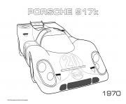 Coloriage Porche 917k 1970