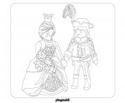 Coloriage playmobil palais de princesses 2