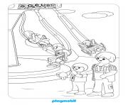 Coloriage playmobil la fete foraine