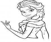 Coloriage frozen elsa