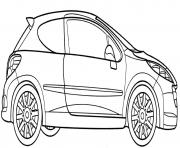 Coloriage Peugeot 207 Rc