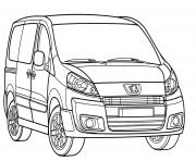 Coloriage Peugeot Expert