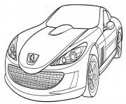 Coloriage Peugeot 907