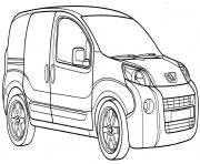 Coloriage Peugeot Bipper