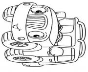 Coloriage voiture 4x4 facile maternelle