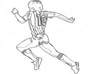 Coloriage diego maradona numero 10 foot equipe nationale