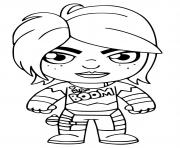 Coloriage TNTina Fortnite