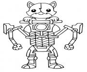 Coloriage Kit Cat Fortnite