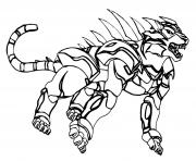 Coloriage Tigres Bakugan Battle Planet