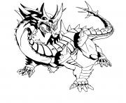 Coloriage Naga Dragon Bakugan