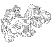 Coloriage Pat Patrouille Voiture 4x4