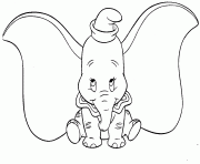 Coloriage disney dumbo