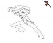 Coloriage les indestructibles Elastigirl Disney