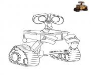 Coloriage Wall E Disney