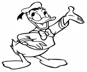 Coloriage donald duck par Dick Lundy