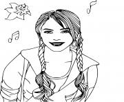 Coloriage chanteuse high school musical