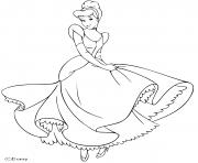 Coloriage le sourire de la petite fille cendrillon