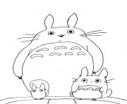 Coloriage My Neighbor Totoro