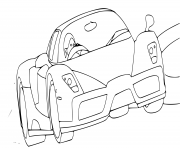 Coloriage Ferrari F12 Berlinetta