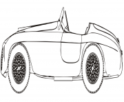 Coloriage ferrari 166 mm barchetta