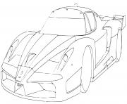 Coloriage ferrari fxx par Leetghostdriver