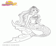 Coloriage barbie et le secret des sirenes 2