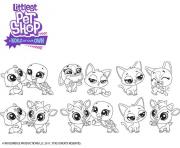 Coloriage High Five Petshop