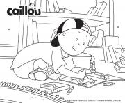 Coloriage caillou colorie son nouveau livre de coloriages