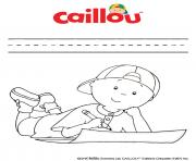 Coloriage caillou adore dessiner et colorier