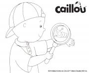 Coloriage caillou adore les insectes comme cette adorable chenille