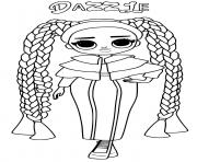 Coloriage dazzle lol omg