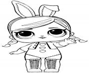 Coloriage lapin lol surprise poupee