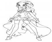 Coloriage Carissa Lolirock Princesse