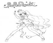 Coloriage LoliRock Iris Princess of Ephedia Coloring Page