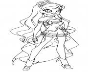 Coloriage Lolirock Iris Princesse